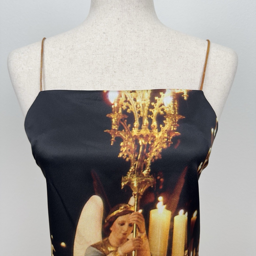 Forever‎ 21 x Romeo & Juliet Dress Womens M Slip Dress Romantic Gothic 90s Y2K - Picture 3 of 14